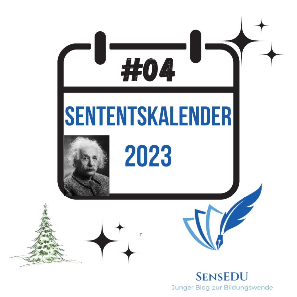 Bildungszitat Albert Einstein #20&nbsp;SenKa23